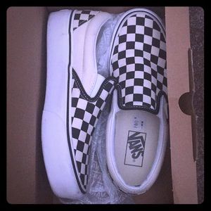 Vans platform slip on